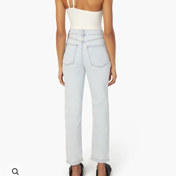 WeWoreWhat High Rise Baggy Straight Leg Distressed Women Jeans Size 27 - Picture 10 of 11